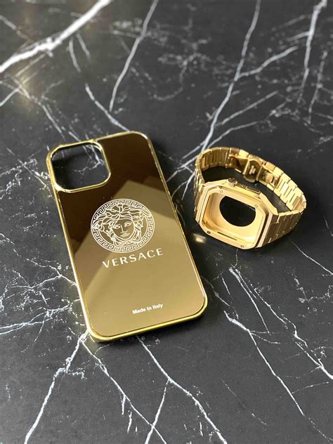 versace iphone case gold|versace iphone 14 case.